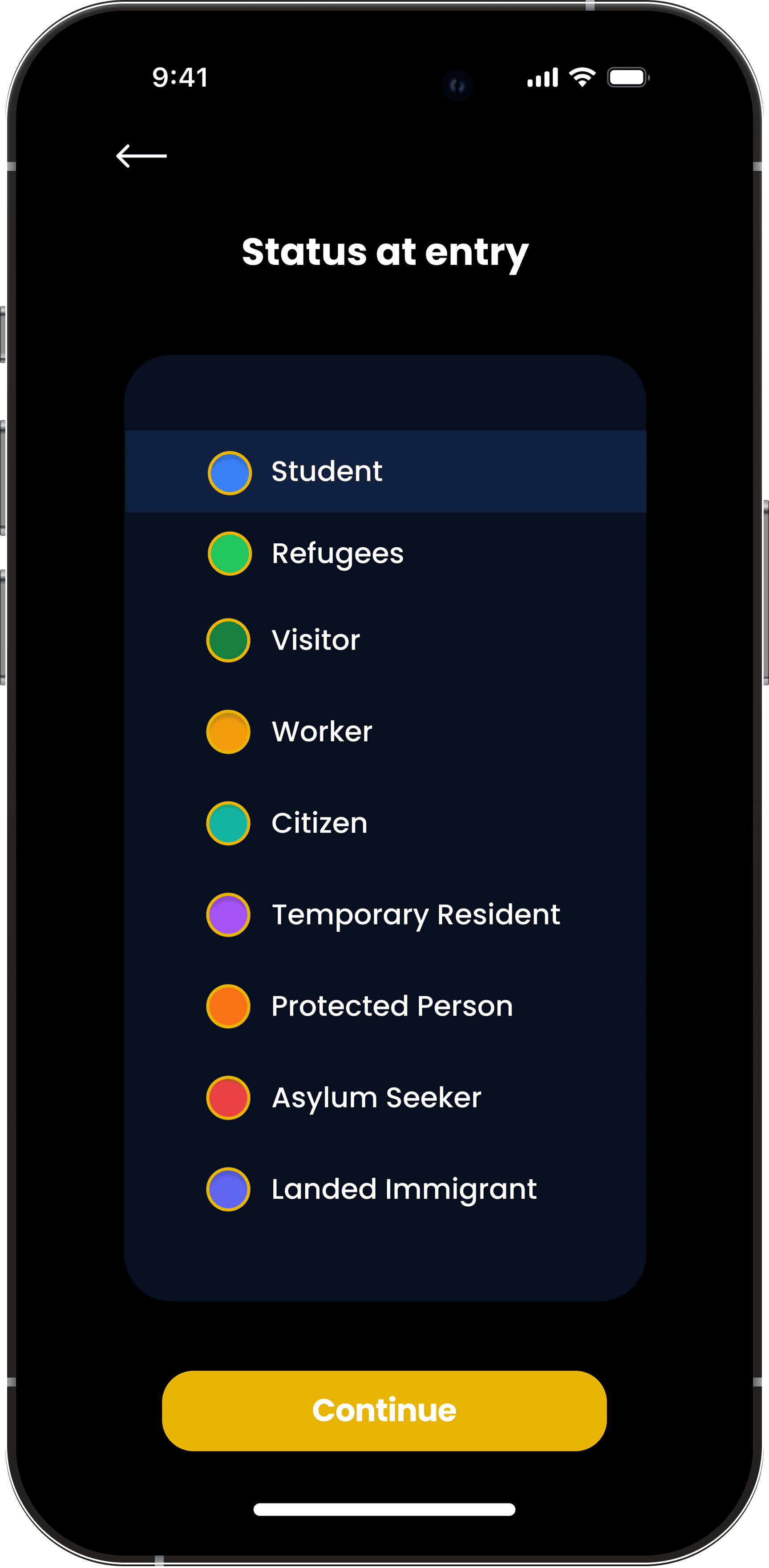 Onboarding step 5